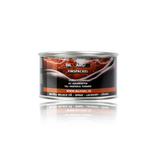 Finspackel 250g – högkvalitativt proffsspckel för små repor och ojämnheter i billack. Ger tät, slät yta redo för grundfärg och lack. Inkluderar härdare.