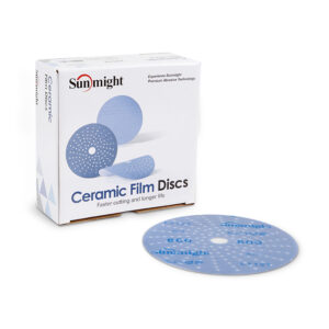 Sunmight keramisk filmslipskiva med multihålsmönster för effektiv slipning och dammuppsamling